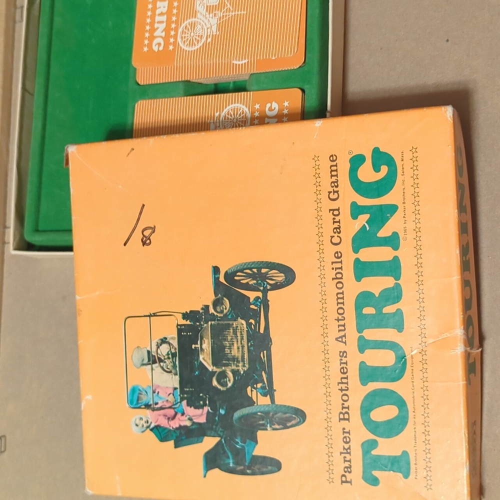 Vintage Parker Brothers Touring Card Game